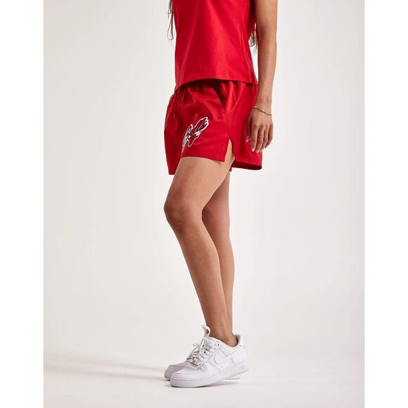 NEW Pro Standard Chicago Bulls Women’s Script Shorts Red/White XL BCBF57656 - Picture 3 of 8